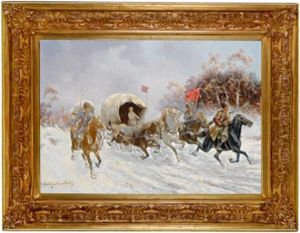 Bewachter Transport by Adolf (Constantin) Baumgartner-Stoiloff
