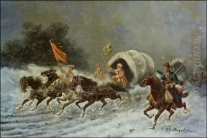 Troikka by Adolf (Constantin) Baumgartner-Stoiloff