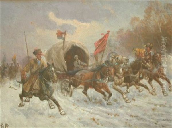 Cossacks On Horseback I - view 1