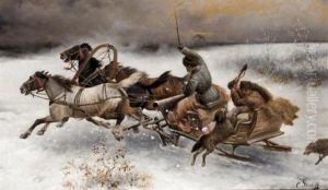 Perilous Journey by Adolf (Constantin) Baumgartner-Stoiloff