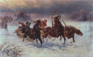 Troika Pursued By Troops