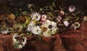 Natura Morta Di Fiori by Carlo Paolo Agazzi