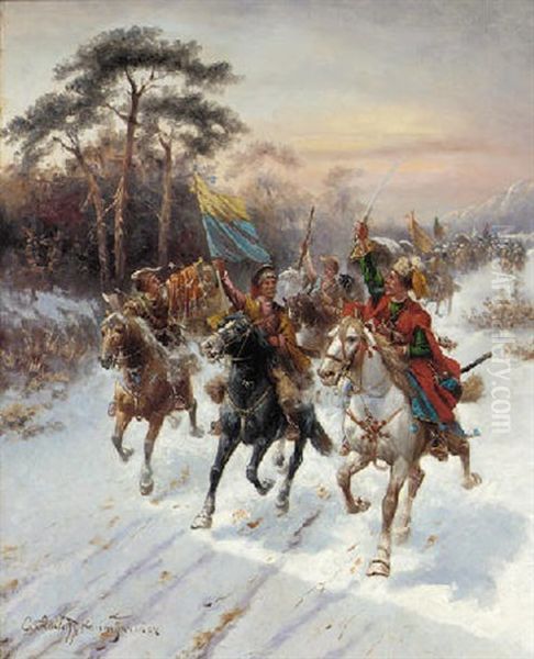 A Cavalry Charge - view 1