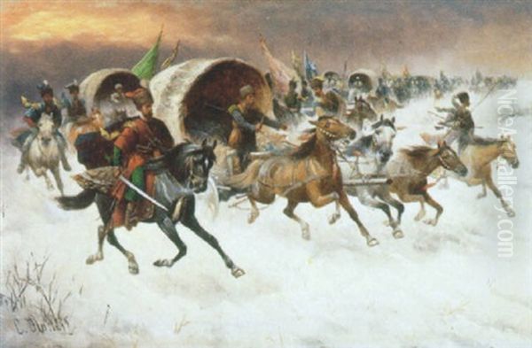 Vogntog Med Russiske Kosakker - view 1