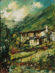 Paesaggio Montano by Ermenegildo Agazzi