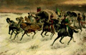 Charging Through A Winter Landscape Charging Through A Winter Landscape