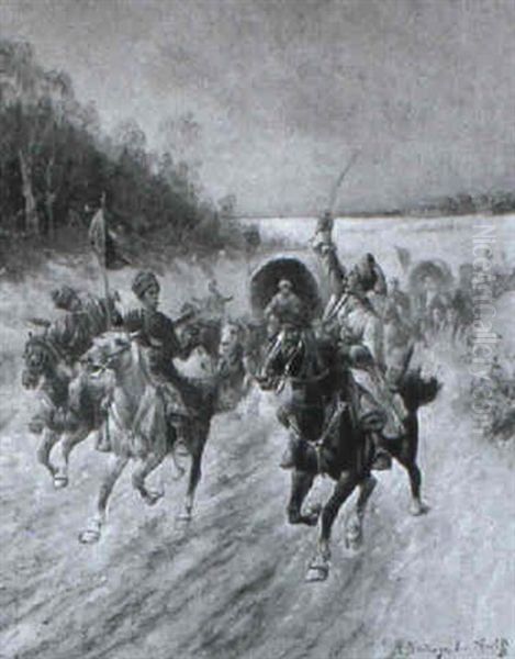 Russiske Krigere Til Hest - view 1