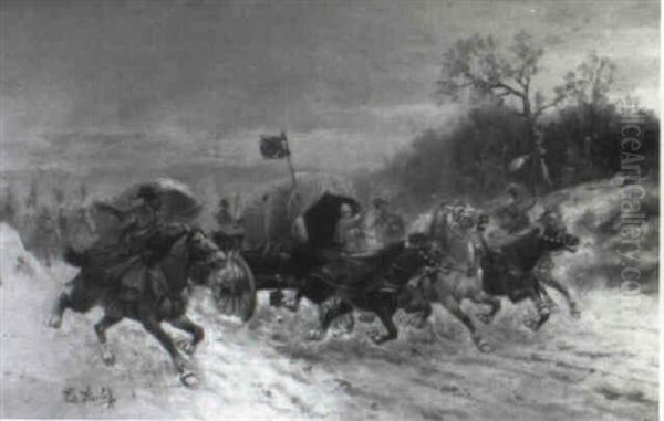 Cavalry Charge In Siberia - view 1