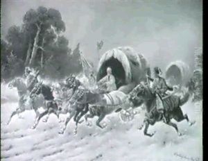 The Siberian Gold Transport by Adolf (Constantin) Baumgartner-Stoiloff