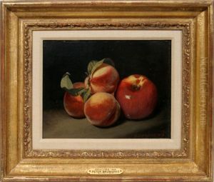 Peaches & Apple by Peter Baumgras