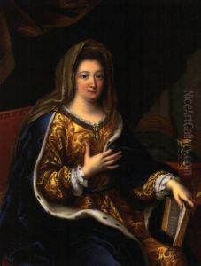 Portrait Der Madame De Maintenon (after Mignard) by Henri Louis Baup