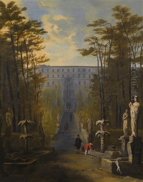 Tivoli, A View Of The Villa D'este And The Gardens - view 1