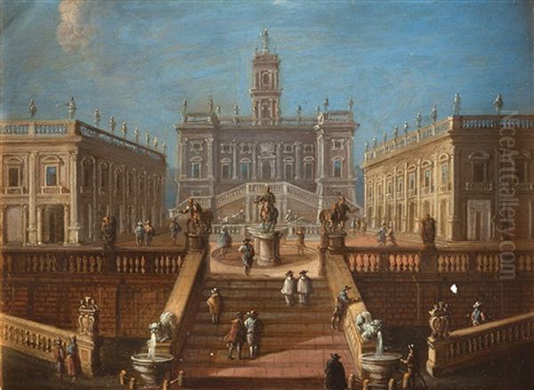Ansicht Des Campidoglio, Rom - view 1