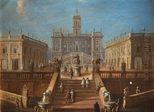 Ansicht Des Campidoglio, Rom