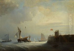 Voiliers Prenant La Mer Voiliers Prenant La Mer