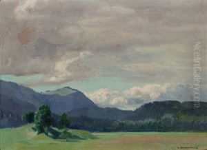 Landschaft Aus Unterwassen, Bayern by Lena Baurnfeind