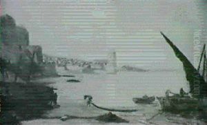 Vue De Collioure by Louis Bausil