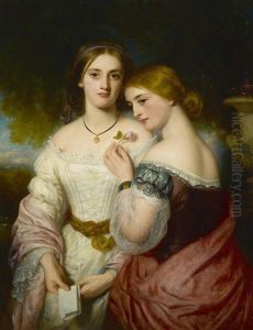 Two Victorian Beauties by Charles Baxter