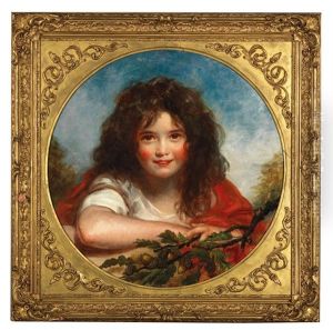 Young Girl With Spray Of Acorn