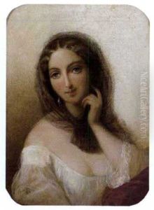 Portrait Einer Jungen Frau