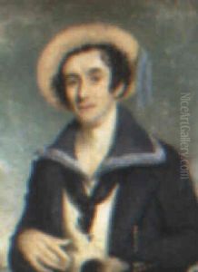 Thomas Potter Cooke In The Guise Of William In Black Eyed Susan by Charles Baxter