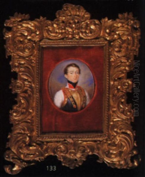 Portrait Of An Austrian Officier Of The Kurassier Regiment, Friedrich Anton Prinz Zu Hohenzollern-hechingen No.8 - view 1