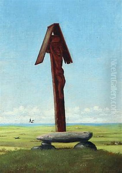 Scenery By The Holy Cross Of Anders, Overlooking The Sea - view 1