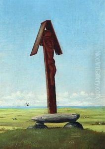 Scenery By The Holy Cross Of Anders, Overlooking The Sea