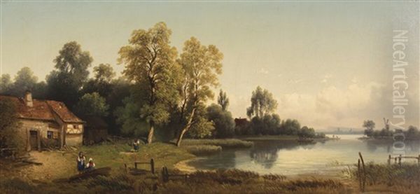 Landscape With Farm House - view 1