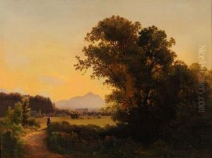Landschaft Mit Bauern Landschaft Mit Bauern