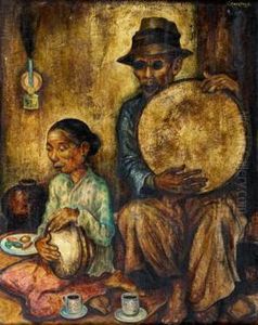 Street Musicians by Ernst Agerbeek