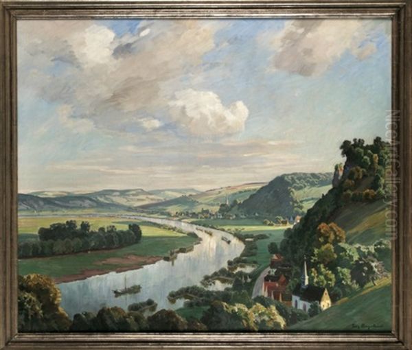 Frankische Landschaft Am Main - view 1