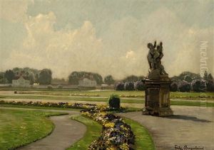 Fruhlingsmorgen Im Nymphenburger Schlosspark by Fritz Bayerlein