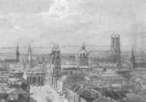 Blick Auf Munchen by Fritz Bayerlein