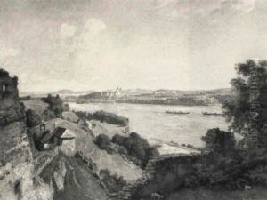 Sommerlicher Block Uber Die Donau by Fritz Bayerlein