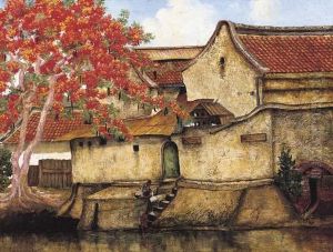 Chinese District In Old Batavia by Ernst Agerbeek