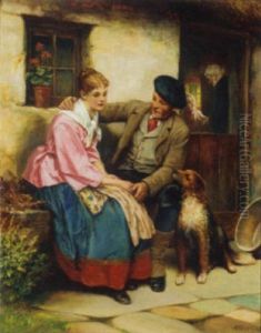 A Comforting Moment by Alfred Walter Bayes
