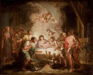 La Adoracion De Los Pastores by Francisco Bayeu Y Subias