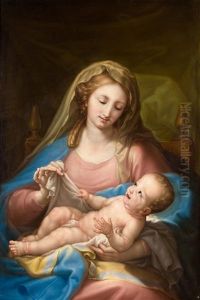 Virgen Con El Nino by Francisco Bayeu Y Subias