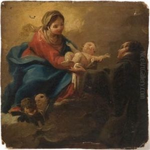 Aparicion De La Virgen A Sto Domingo by Francisco Bayeu Y Subias