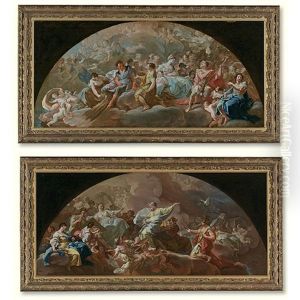 Heroes And Heroines Of The Old Testament (pair) by Francisco Bayeu Y Subias