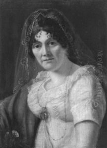 Portrait Of A Woman In A Lace Veil