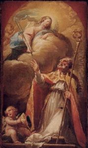 Aparicion De La Virgen A San Julian, Obispo De Cuenca