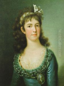 Bildnis Einer Dame Mit Goldener Halskette Mit Dem Medaillon Eines Mannes