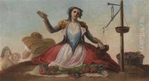 The Vegetable Seller by Ramon Bayeu Y Subias