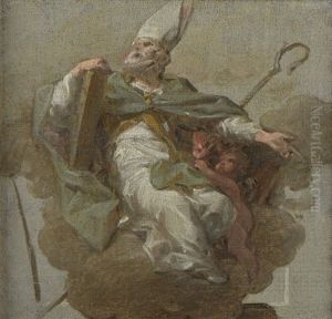 Saint Augustin by Ramon Bayeu Y Subias