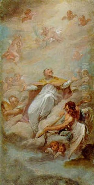 The Apotheosis Of Saint Peter - view 1