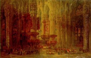Cathedral Interior by Wyke Bayliss