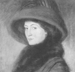 Damenbildnis by Franz von (Choisy Le Conin) Bayros