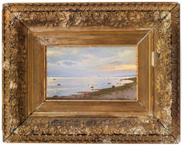 Coastal View (+ Woman In A Moonlit Landscape (study); Verso) - view 1